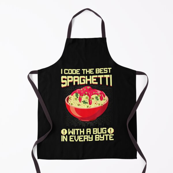 Item preview, I Code The Best Spaghetti Programming Coding Pun designed and sold by dragonteesa.