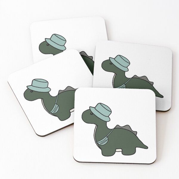 Item preview, Dinosaur in a Blue Bucket Hat designed and sold by beckahbrooks.
