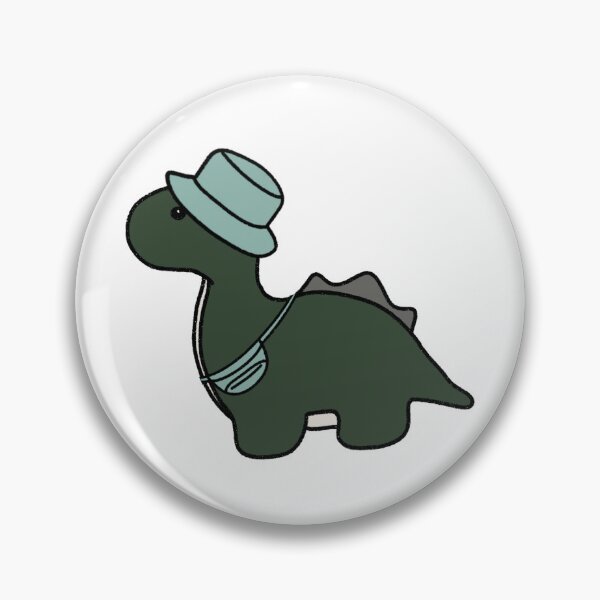 Item preview, Dinosaur in a Blue Bucket Hat designed and sold by beckahbrooks.