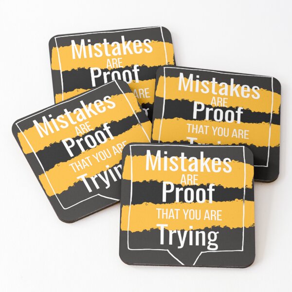 Item preview, Mistakes Are Proof Youre Trying  designed and sold by byrne-ma.