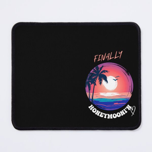 Item preview,  Funny Finally honeymooning, just married couple late honey moon vacation designed and sold by POPLIN ⭐ ⭐ ⭐ ⭐ ⭐.