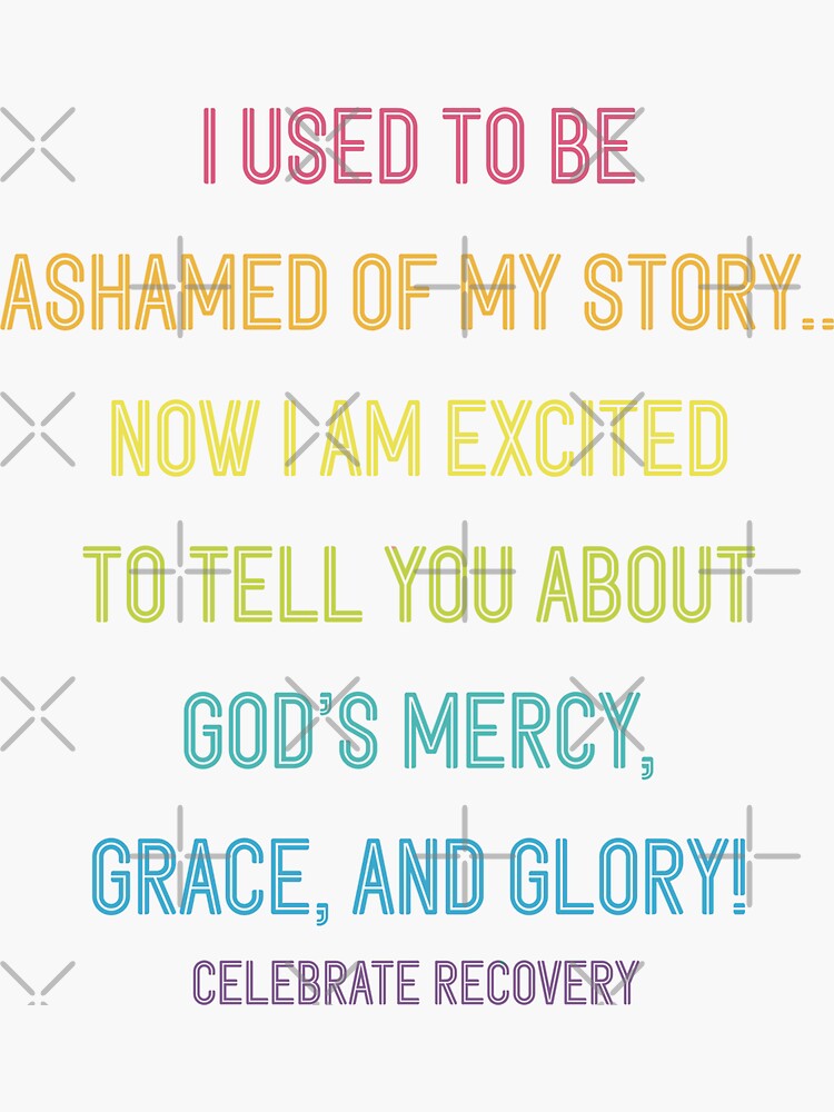 "Celebrate Recovery" Sticker for Sale by Karen Barrett Redbubble