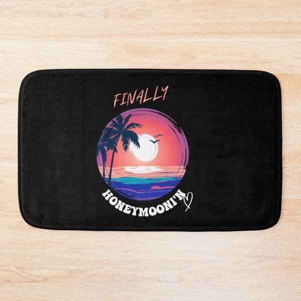 Item preview,  Funny Finally honeymooning, just married couple late honey moon vacation designed and sold by POPLIN ⭐ ⭐ ⭐ ⭐ ⭐.