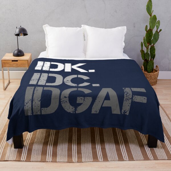 Item preview, I Don't Know I Don't Care I Don't Give A Fuck designed and sold by dragonteesa.