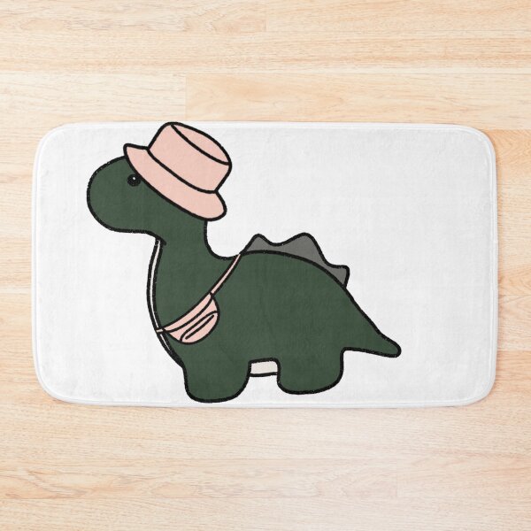 Item preview, Dinosaur in a Pink Bucket Hat designed and sold by beckahbrooks.
