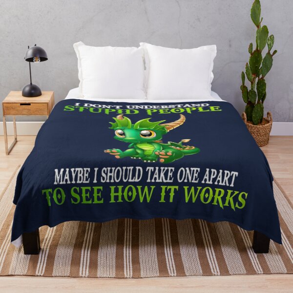 Item preview, I Don't Understand Stupid People Cute Dragons Lover designed and sold by dragonteesa.