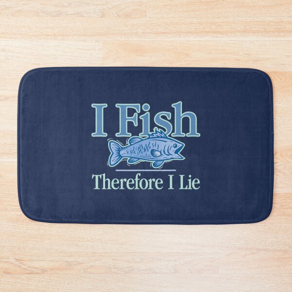 Item preview, I Fish, Therefore I Lie, Fishing designed and sold by dragonteesa.