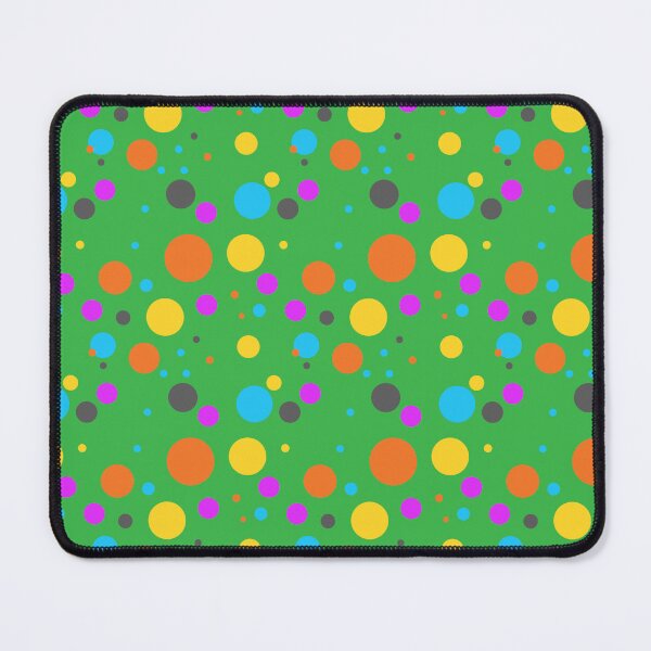 Item preview, Summer 70s 60s Seventies Sixties Retro Vintage Polka Dots Dots Dots Polka Dots Circles Orange Yellow Green Pink designed and sold by fairy-taler.