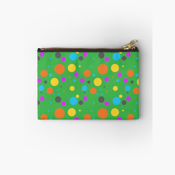 Item preview, Summer 70s 60s Seventies Sixties Retro Vintage Polka Dots Dots Dots Polka Dots Circles Orange Yellow Green Pink designed and sold by fairy-taler.