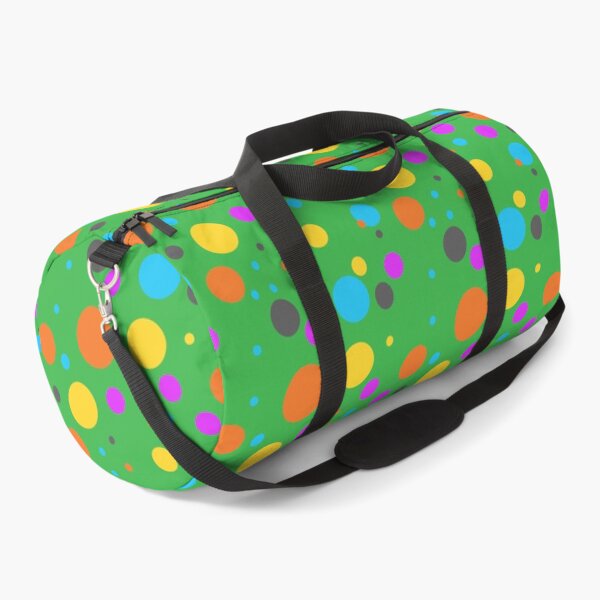 Item preview, Summer 70s 60s Seventies Sixties Retro Vintage Polka Dots Dots Dots Polka Dots Circles Orange Yellow Green Pink designed and sold by fairy-taler.