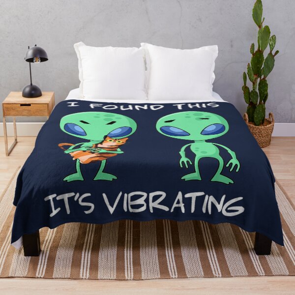 Item preview, I Found This It's Vibrating Alien And Cat designed and sold by dragonteesa.