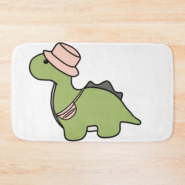 Item preview, Dinosaur in a Pink Bucket Hat designed and sold by beckahbrooks.