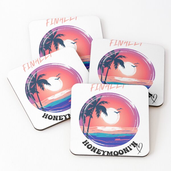 Item preview,  Funny Finally honeymooning, just married couple late honey moon vacation designed and sold by POPLIN ⭐ ⭐ ⭐ ⭐ ⭐.
