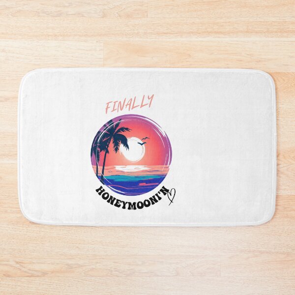 Item preview,  Funny Finally honeymooning, just married couple late honey moon vacation designed and sold by POPLIN ⭐ ⭐ ⭐ ⭐ ⭐.