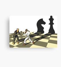 Jiu Jitsu Human Chess Canvas Print