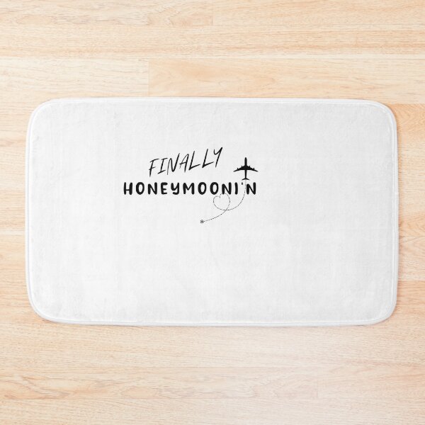 Item preview, Funny Finally honeymooning, just married couple late honey moon vacation designed and sold by POPLIN ⭐ ⭐ ⭐ ⭐ ⭐.