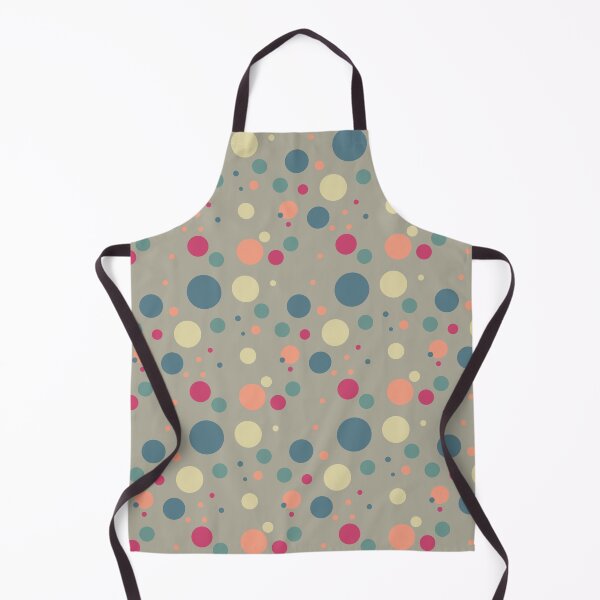 Item preview, Polka Dots Dots Dots Polka Dots Circles Grey Red White Blue designed and sold by fairy-taler.