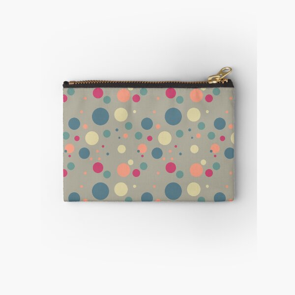 Item preview, Polka Dots Dots Dots Polka Dots Circles Grey Red White Blue designed and sold by fairy-taler.