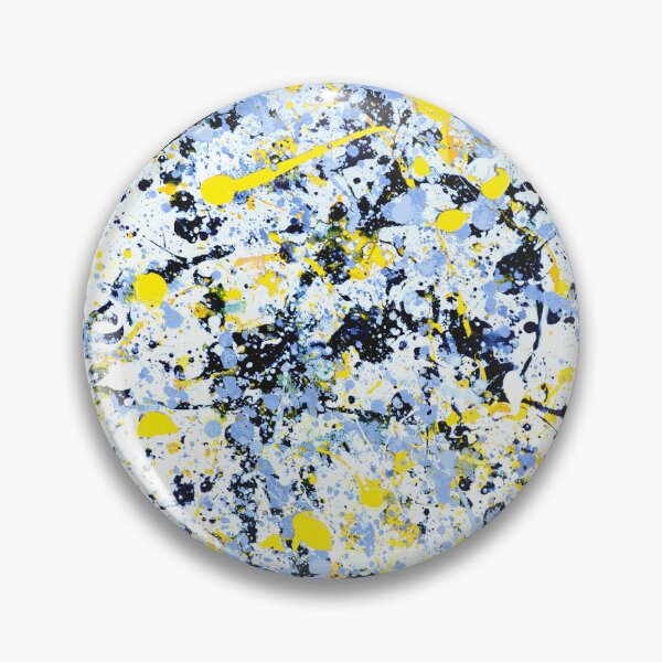 Item preview, Abstract in Blue, Yellow & Black (P) designed and sold by Rockett Graphics.
