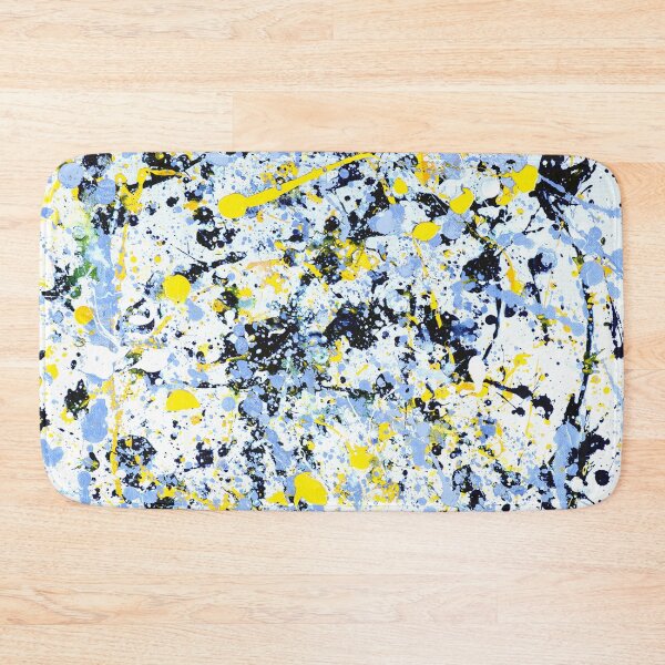 Item preview, Abstract in Blue, Yellow & Black (P) designed and sold by Rockett Graphics.