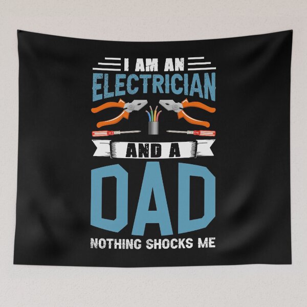 Item preview, Copy of Electrician Father A Dad Nothing Shocks Me Electrician Dad  designed and sold by ZoraidaLandrua.