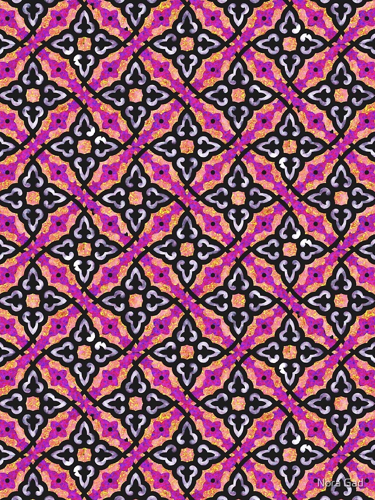 Purple pattern (Burberry style) by NoraMohammed