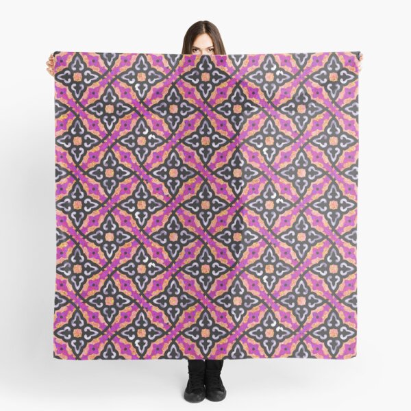 Purple pattern (Burberry style) Scarf