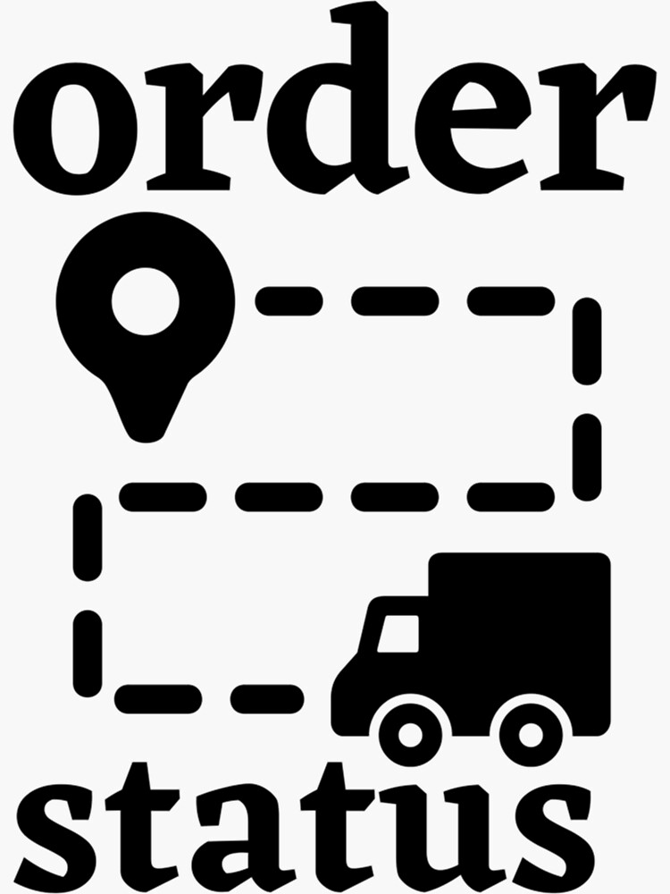 order Status Fitted V Neck Sticker For Sale By Meniques Redbubble order-status-fitted-v-neck-sticker-for-sale-by-meniques-redbubble