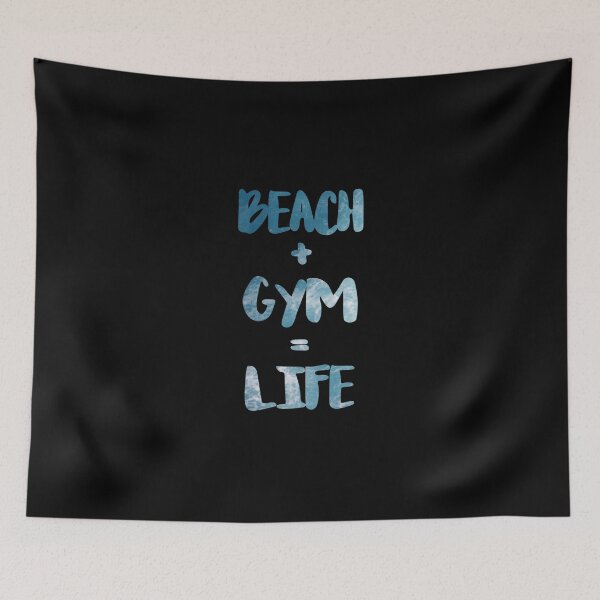 Artikelvorschau, Strand + Fitnessstudio = Life Classic T-Shirt entworfen und verkauft von ximenagene.