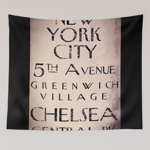 Item preview, New York City Sign I designed and sold by Sasha Art Gallery.