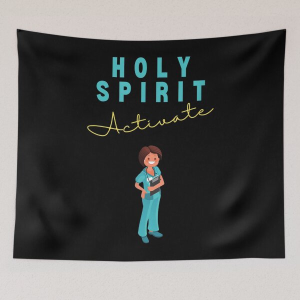 Item preview, Holy Spirit Activate - Nursing Funny Christian Religious designed and sold by ZoraidaLandrua.