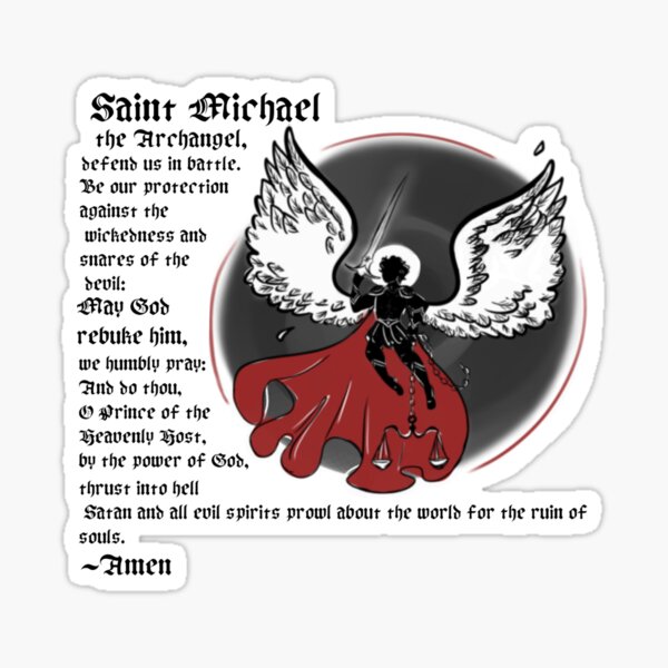 Item preview, Prayer to St Michael  designed and sold by SimoneGloria.
