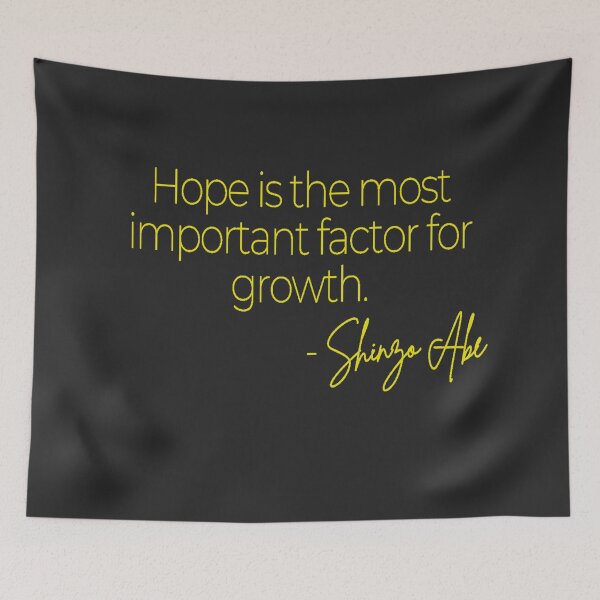 Item preview, Shinzo Abe Quotes designed and sold by TonsPOD.
