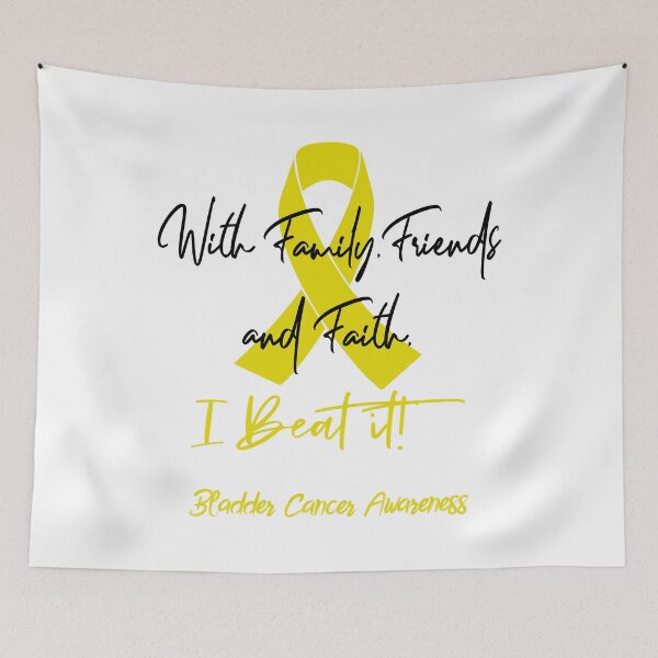 Item preview, Bladder Cancer Warrior - With Family, Friends, and Faith - I BEAT IT! designed and sold by Robbsyn.