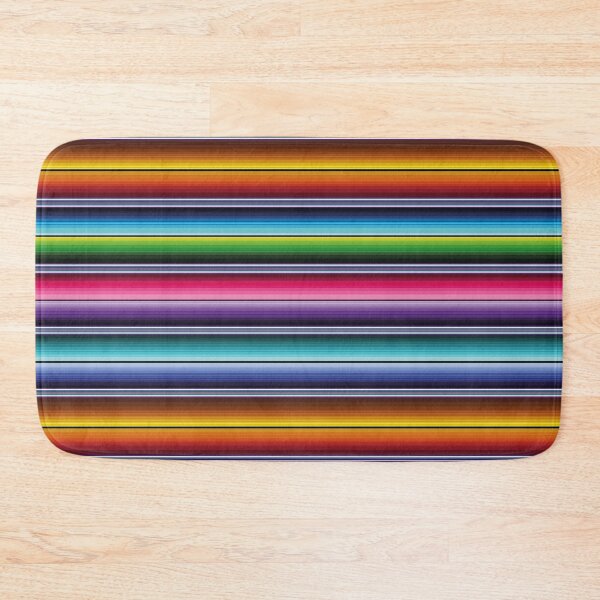 Item preview, Rainbow Serape Saltillo Mexican serape blanket vibrant zerape jorongo zarape designed and sold by T-Mex.