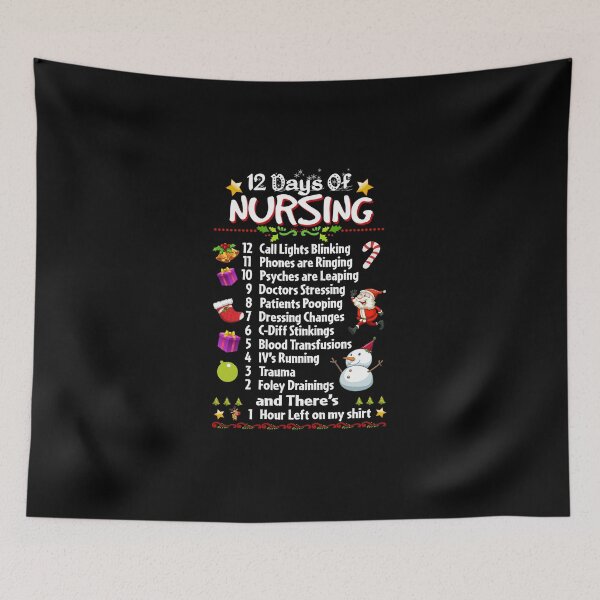 Item preview, 12 days of nursing designed and sold by HolliuxGift.