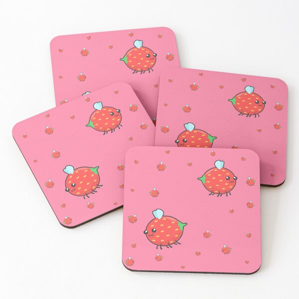 Item preview, Strawbee Summer (pink) designed and sold by animinimal.