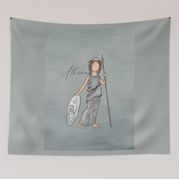 Item preview, Goddess Athena, She Who Creates and Strategizes designed and sold by Kelli Cymraes Lincoln.