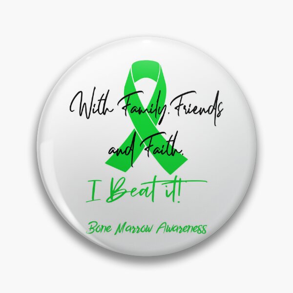 Item preview, Bone Marrow Warrior - With Family, Friends, and Faith - I BEAT IT! designed and sold by Robbsyn.