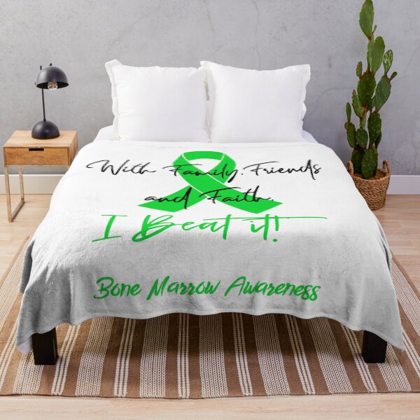 Item preview, Bone Marrow Warrior - With Family, Friends, and Faith - I BEAT IT! designed and sold by Robbsyn.