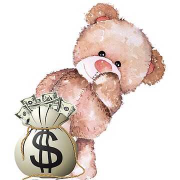 Teddy sales bear money