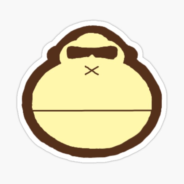 Yellow Monkey Sticker