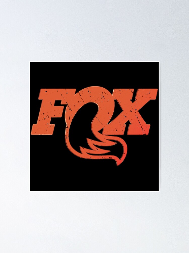 Fox mtb logo Poster for Sale by MTBfan