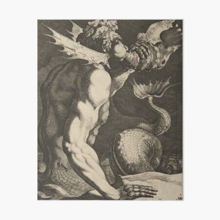 Artikel-Vorschau von Merman, designt und verkauft von Vintage Wall Art.