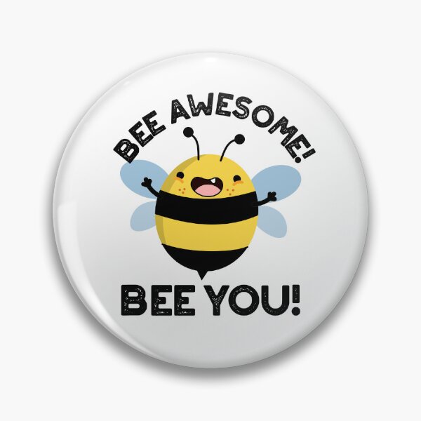 Item preview, Bee Awesome Bee You Positive Bug Puns  designed and sold by punnybone.