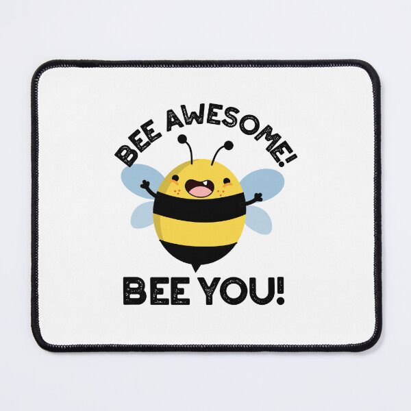 Item preview, Bee Awesome Bee You Positive Bug Puns  designed and sold by punnybone.
