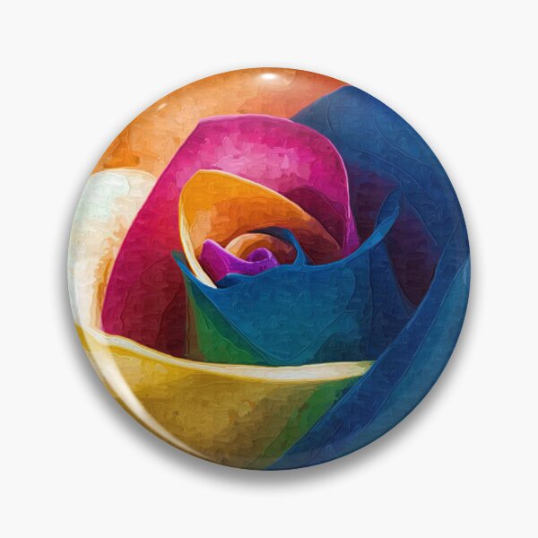 Aperçu de l'œuvre Rose Abstraite Vivante - Œuvre Texturée Colorée créée et vendue par CreativeAttack.
