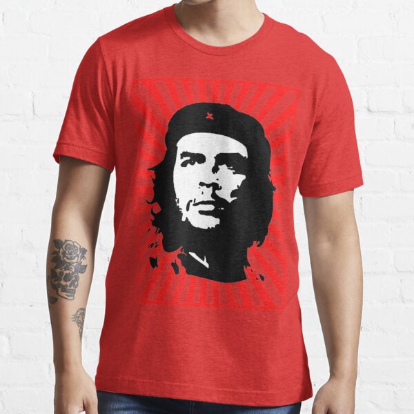 T-Shirt, Che Guevara W Soviet Hammer And Sickle Red Bandana