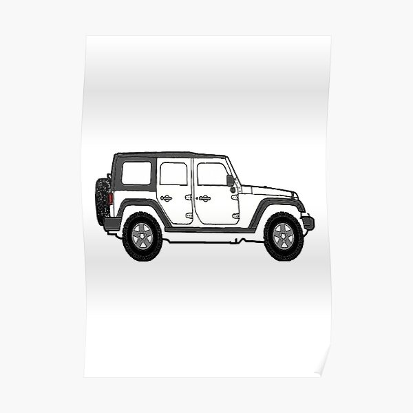 Pastel Jeep Posters for Sale | Redbubble