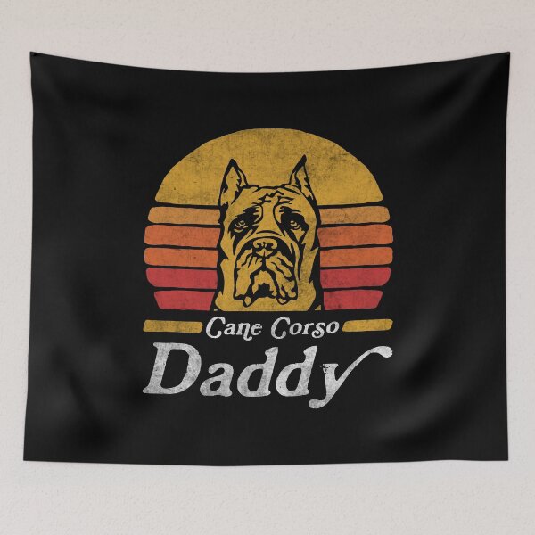 Item preview, Retro Vintage Cane Corso Daddy designed and sold by More Cute Dogs.